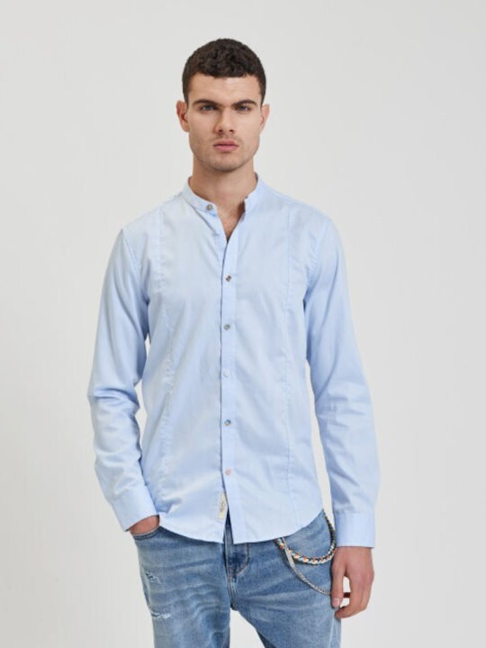 Gianni Lupo Men's Shirt Cotton Blue