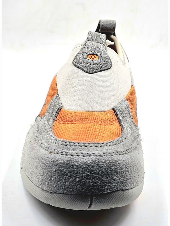 Damen Sneakers Orange / Grey