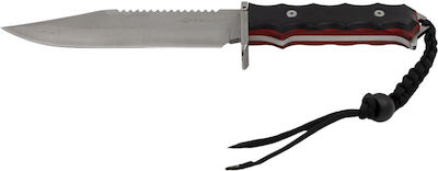 Kronos Knife Survival with Blade made of Stainless Steel in Sheath