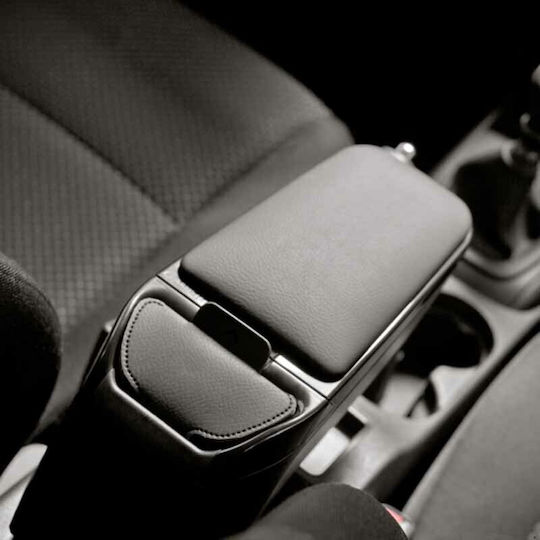 Rati Armster Car PU Armrest for Renault Clio III 2005-2013 Black