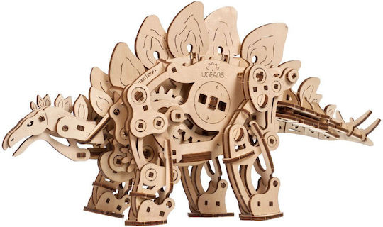 Ugears Παιχνίδι Κατασκευών Ξύλινo Στεγόσαυρος για Παιδιά 8+ Ετών