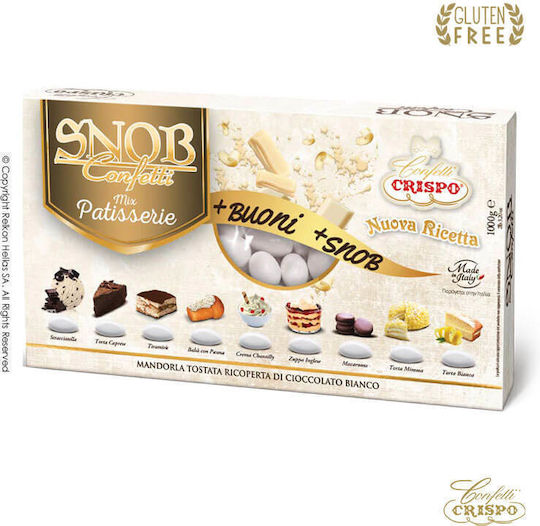 Crispo Snob Сладкарски микс с бели вкусове 1kg ≈180pcs