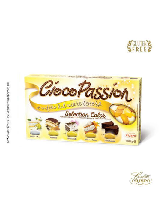 Crispo Double Chocolate Cioco Passion Selection Yellow 1kg ≈200pcs