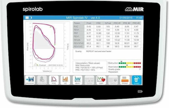 MIR Σπιρόμετρο Spirolab New