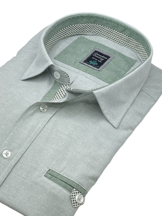 Life Style Butiken Men's Shirt Long Sleeve Cotton MENTA