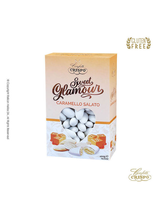 Κουφέτα Crispo Αμυγδάλου Sweet Glamour Αλατισμένη Καραμέλα 0,4kg ≈150τμχ