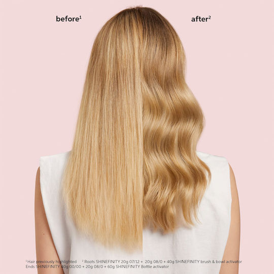 Wella Shinefinity Zero Lift Glaze Προσωρινή Βαφή Μαλλιών 010/0 Zero Lift Glaze 60ml