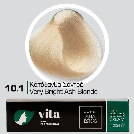 Vita Hair Professional Βαφή Μαλλιών Κατάξανθο Σαντρέ 10.1 100ml