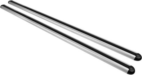 Nordrive Car Roof Bars Aluminum 120cm for Mercedes-Benz S 5D 2019+ Set without Legs Silver