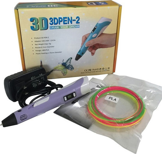 3D Pen Μωβ