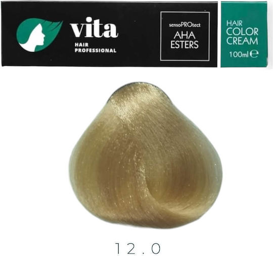 Vita Hair Professional Βαφή Μαλλιών Υπερξανθιστικό 12.0 100ml