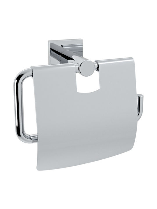 Verdi Delta Inox Paper Holder Wall Mounted Silver