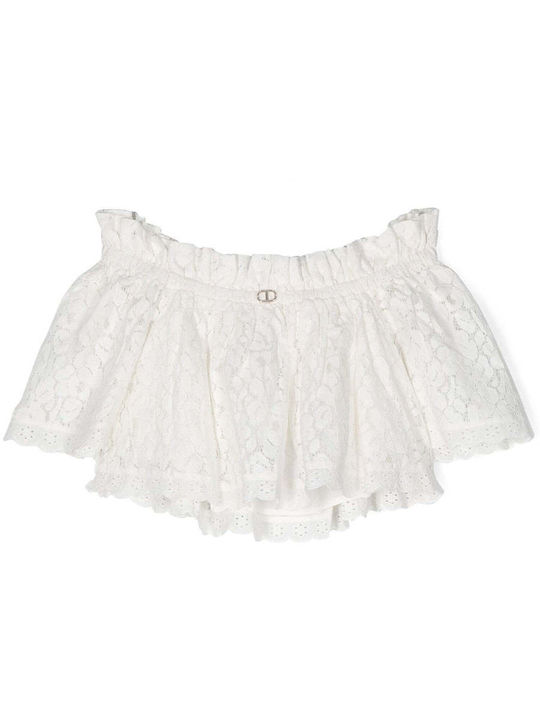 Kids' Shirt Short Sleeve Ecru
