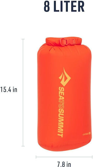 Sea to Summit Lightweight Sac uscat cu o capacitate de 8 litri Portocaliu