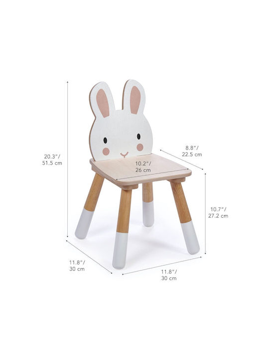 Chair Rabbit Multicolored 32x30x51.5cm