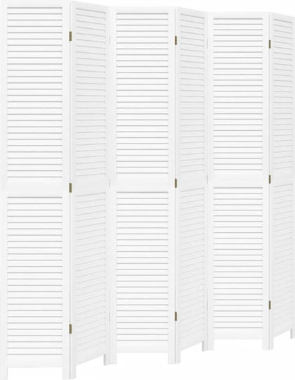 vidaXL Decorativ Paravan Lemn cu 6 Panouri 210x220cm
