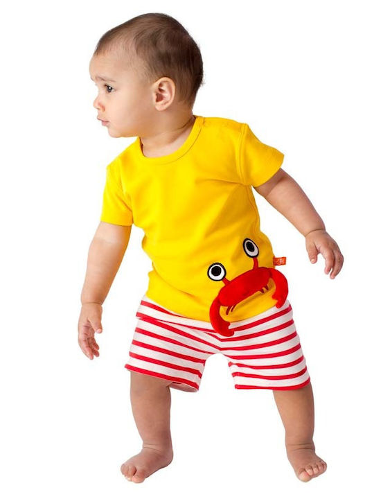 Lipfish Kids Blouse Short Sleeve Yellow