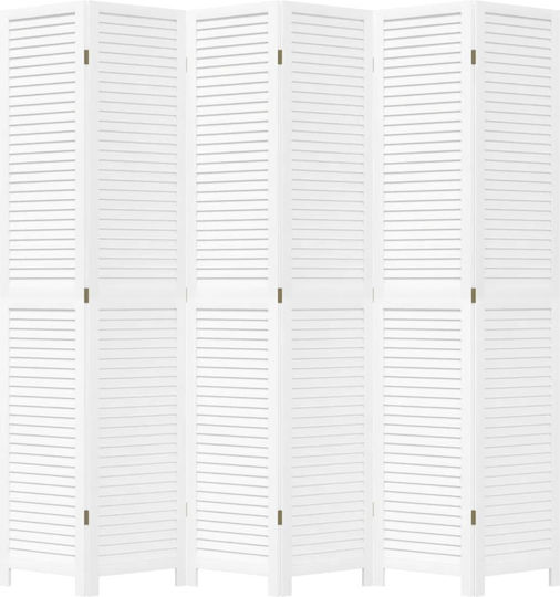vidaXL Dekorativer Raumteiler Hölzernes mit 6 Paneelen 210x220cm
