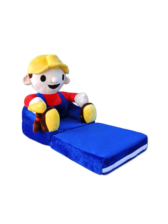 Kids Armchair Bob Blue 45x45x70cm