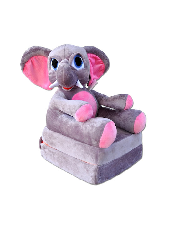 Sessel Elephant mit Armlehnen Gray 45x45x70cm 1Stück
