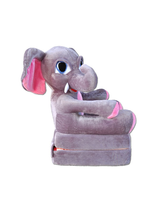 Sessel Elephant mit Armlehnen Gray 45x45x70cm 1Stück