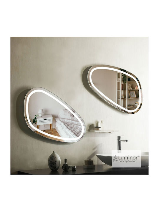 Luminor Бански Огледало LED 80x45см