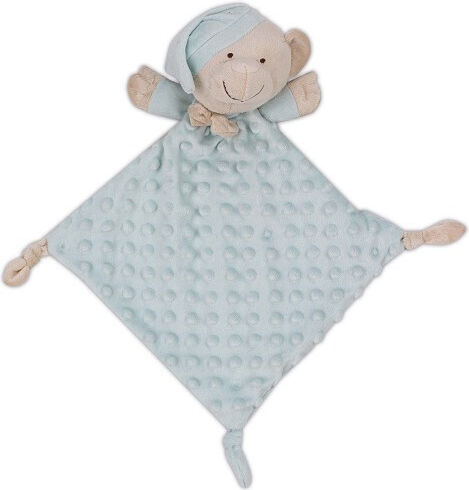 Interbaby Κουβέρτα Αγκαλιάς & Λίκνου Bear με Ζωάκι 80x110εκ.