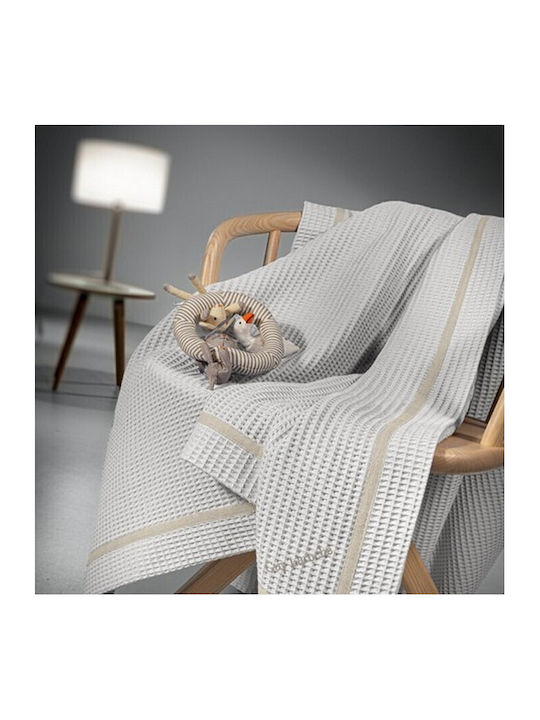 Guy Laroche Κουβέρτα Κούνιας Mood Πικέ Γκρι 110x140εκ.