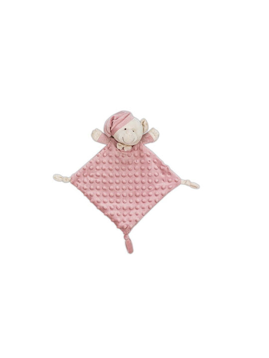 Interbaby Decke Wickeltücher für Kinderzimmer Extrafort Bear Dark Pink mit Tierchen 80x110cm