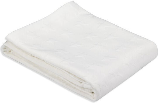 Interbaby Decke Wickeltücher für Kinderzimmer Universo Vlies Beige 80x110cm