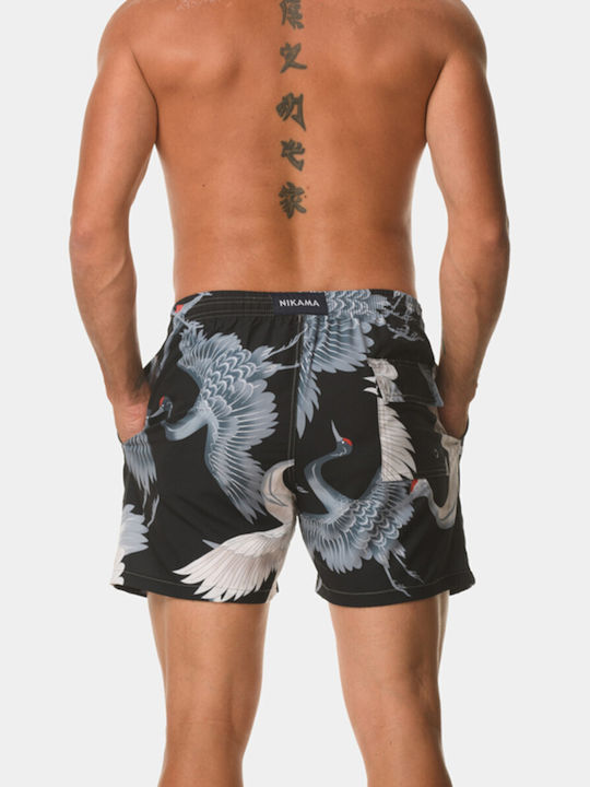 Nikama Herren Badebekleidung Shorts Black