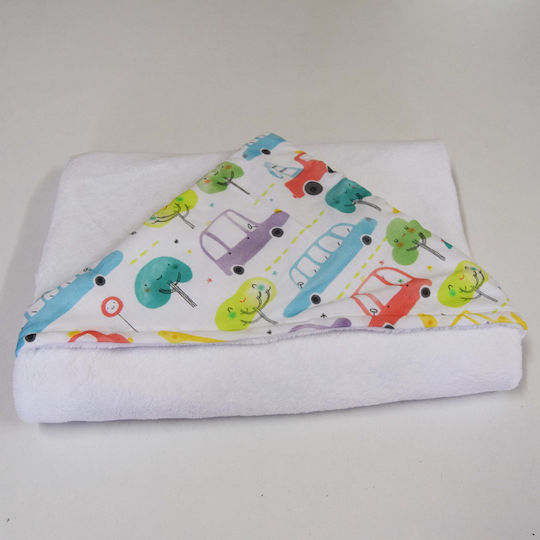 Decocraft Babydecke Wickeltücher für Kinderzimmer Cars 75x75cm