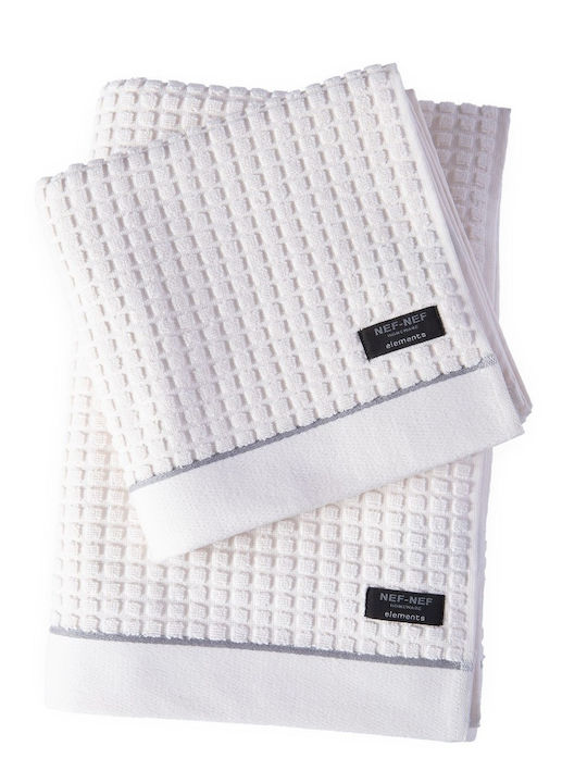 Nef-Nef Homeware Bath Towel Elements Sterling 80x160cm Beige Weight 600gr/m²