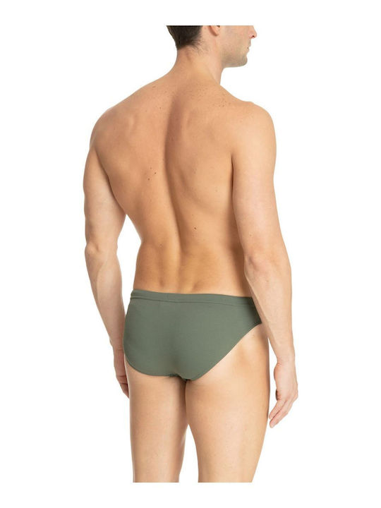 Armani Exchange Men's Swimwear Slip Militare