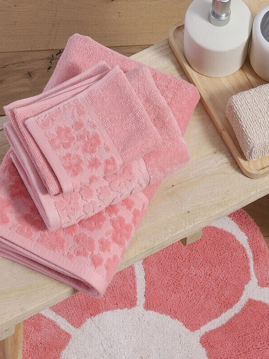Nef-Nef Homeware Facecloth Sierra 50x90cm Sierra Rose Weight 500gr/m²
