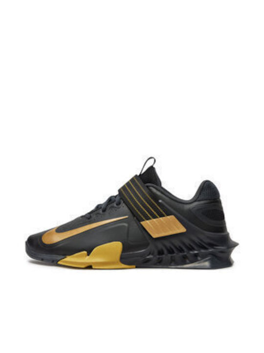 Savaleos Ανδρικά Αθλητικά Παπούτσια Crossfit Black / Metallic Gold / Anthracite