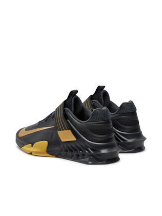 Savaleos Ανδρικά Αθλητικά Παπούτσια Crossfit Black / Metallic Gold / Anthracite
