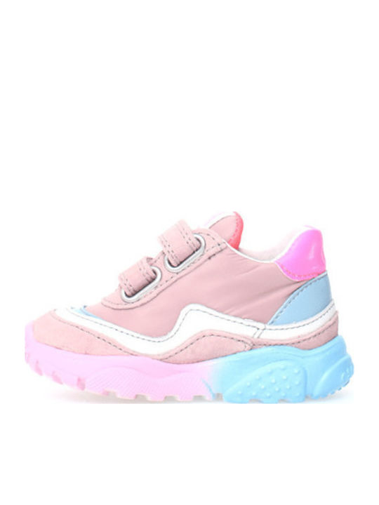 Amantea Vl Kinder Sneakers Anatomisch mit Klettverschluss Rosa
