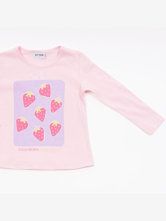 Trax Kids Blouse Long Sleeve Pink