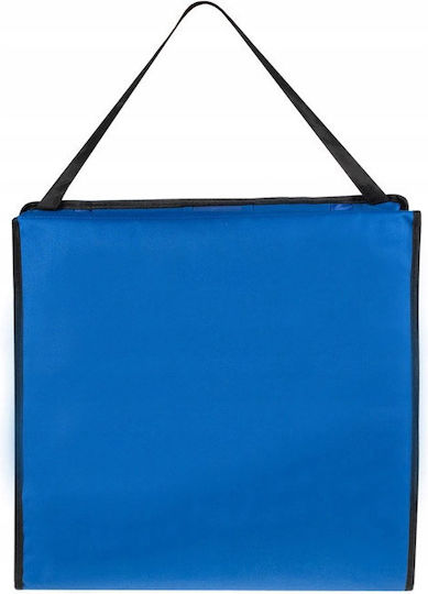 Trizand Foldable Steel Beach Sunbed Blue with Pillow 164x50cm