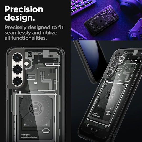 Spigen Ultra Hybrid Zero One Задна корица Пластмаса 2мм Сив (Galaxy S23 FE)