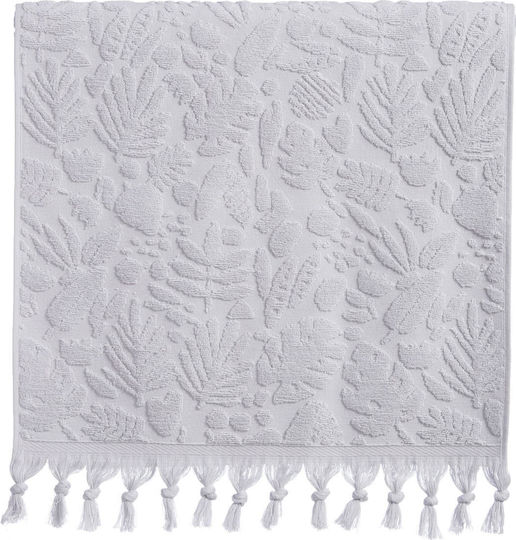 Nef-Nef Homeware Кърпа за лице Premium Glendal 50x90см. Сив Тегло 550гр/кв.м