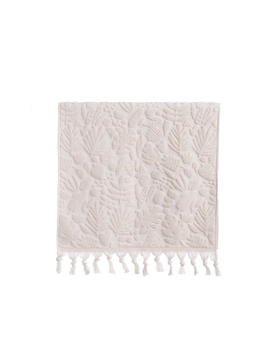Nef-Nef Homeware Πετσέτα Σώματος Premium Glendal 70x140εκ. Ecru Βάρους 550gr/m²