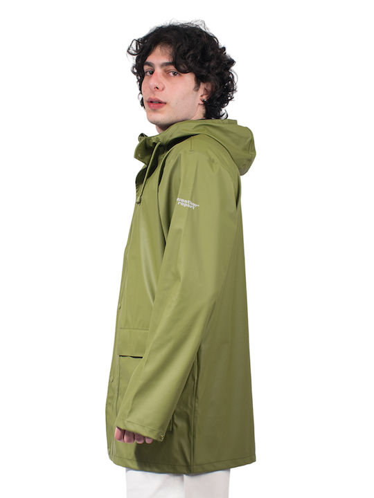 Weather Report Men's Jacket Waterproof Haki