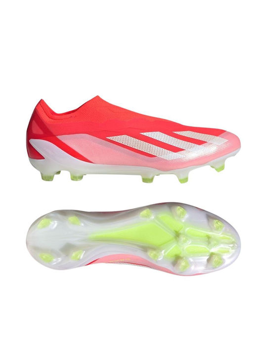 Adidas X Crazyfast Elite FG Low Football Shoes with Cleats Solar Red / Cloud White / Team Solar Yellow 2