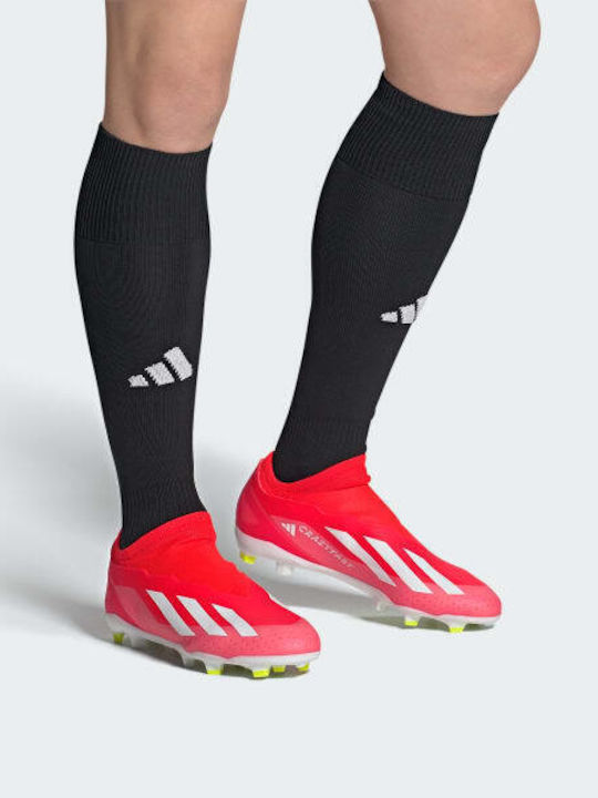 adidas X Crazyfast League Football Shoes with Cleats Solar Red / Cloud White / Team Solar Yellow 2