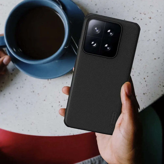 Nillkin Super Frosted Shield Pro Задна корица Силикон Черен (Xiaomi 14)