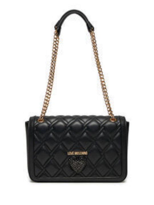 Moschino Damen Tasche Schulter Schwarz