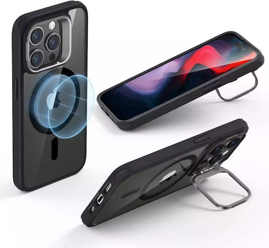 ESR Classic Kickstand Back Cover Σιλικόνης 1.3mm Διάφανο (iPhone 15 Pro)