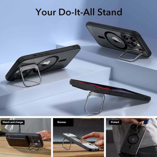 ESR Classic Kickstand Back Cover Σιλικόνης 1.3mm Διάφανο (iPhone 15 Pro)